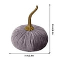 thumbnail image 2 of Fall Decorations Skegnu Halloween Velvet Pumpkin With Real Fabric Plush Foam For Fall Halloween Wedding Thanksgiving 7cm Thanksgiving Decorations Outdoor/Indoor Gifts on Clearance, 2 of 5