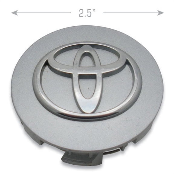 Centercaps 17 in. Wheel Covers Plastic Painted Grey fits Toyota Camry 2001-2007, Toyota Highlander