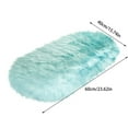 thumbnail image 4 of 1 Carpet Oval Plush Carpet Coffee Table Living Room Bedroom Bedside Blanket and Window Carpet, 4 of 5