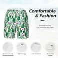 thumbnail image 5 of Balery Cactus Plants Mens Swim Trunks Swim Shorts for Men Quick Dry Inseam Beach Shorts with Compression Liner Pocket-Small, 5 of 9