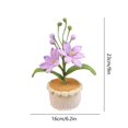 thumbnail image 3 of Handmade Home Decoration Yarn Weaving Simulated Flower Desktop Bonsai, 3 of 6