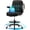 Black, variant on JONPONY Drafting Chair Tall Office Chair for Standing Desk, Ergonomic High Office Chair with Adjustable Foot Ring, Flip-Up Armrests, Lumbar Support for Home office or Drawing Use ,Olive green