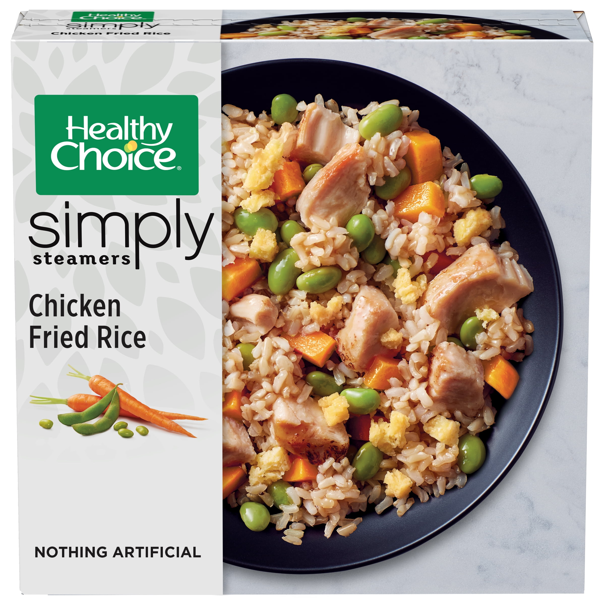Healthy Choice Simply Steamers Chicken Fried Rice Frozen Meal, 10 oz (Frozen)