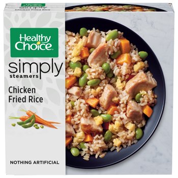 y Choice Simply Steamers Chicken Fried Rice Frozen Meal, 10 oz (Frozen)