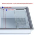 thumbnail image 2 of Adjustable Freezer Storage Organizer, Durable Stainless Steel Basket For Kitchen  Pantry Use, 2 of 6