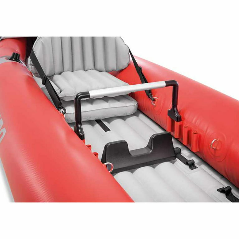Intex Sit-In 2 Person 12.58-ft Plastic Kayak in Red | 174754