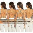 thumbnail image 5 of Sujetador con espalda baja para mujer, sujetador sin espalda con escote en forma de U profundo y levantamiento de alambre, adecuado para todos los estilos, 5 of 5