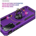 thumbnail image 3 of for Galaxy S20 FE Case,Samsung S20 FE 5G Case,with HD Screen Protector,[Military Grade] Car Mount Kickstand Hybrid Hard PC Soft TPU Shockproof Protective Case for Samsung S20 FE 5G (Purple), 3 of 13