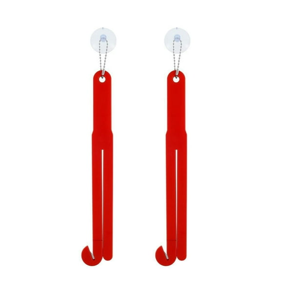 2 Pcs Plastic Bag Cutter Squeezer with Chain and Suction Cup Portable Package Opener Practical Kitchen Tool Slicer