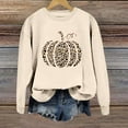 thumbnail image 3 of Fall Sweatshirts for Women 2025 Long Sleeve Crewneck Pumpkin Graphic Sweatshirt Halloween Thanksgiving Pullover Tops, 3 of 4