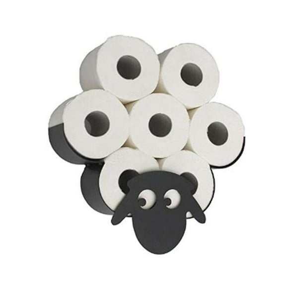 Decorative Wall Toilet Paper Holder Wall Kitchen Accessories Tissues Holder Mounted Animal Iron Toilet Paper Holder for Living Room Bathroom Hotel