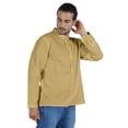 thumbnail image 3 of Atasi Indian Mens Short Kurta Henley Shirt Long Sleeve Mandarin Collar Shirt, 3 of 7