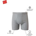 thumbnail image 4 of Hanes Men's 5-Pack Exposed Waistband Boxer Briefs, 4 of 7