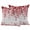 White Red, variant on Orange Brown Eucalyptus Leaves Outdoor Pillow Covers 20x12 Set of 2,Waterproof Patio Throw Pillowcase Protectors,Botanical Farm Rustic Wood Lumbar Decorative Pillow Shams Cushion Covers for Bed Couch