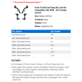 thumbnail image 2 of Front Tie Rod and Sway Bar Link Kit - Compatible with 2008 - 2012 Honda Accord 2009 2010 2011, 2 of 2