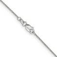 thumbnail image 5 of Auriga Fine Jewelry 10K White Gold .9 mm Cable Chain Necklace for Women 24", 5 of 6