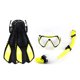 thumbnail image 1 of Equipo de buceo Gafas de buceo Máscara de buceo transparente de tres ventanas con snorkel completamente seco y aletas ajustables para hombres y mujeres Equipo de buceo, 1 of 8