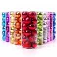 thumbnail image 2 of TanSiDing 24pcs Shatterproof Christmas Balls - Glossy Ornament Set for Holiday Tree Decorations, Festive Party & Home Decor 4cm, 2 of 2