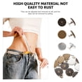 thumbnail image 4 of Shisuyan Silver Jeans Buttons Tool Free Installation 15Pcs 0.2X0.6X0.6In, 4 of 8