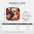 thumbnail image 3 of Fotbe Vintage Red Flower Chihuahua 2-Piece Car Windshield Sun Shade | Sun Blocker for Car Windshield | Foldable Automotive Interior Accessories for Sun Protection-Medium, 3 of 7