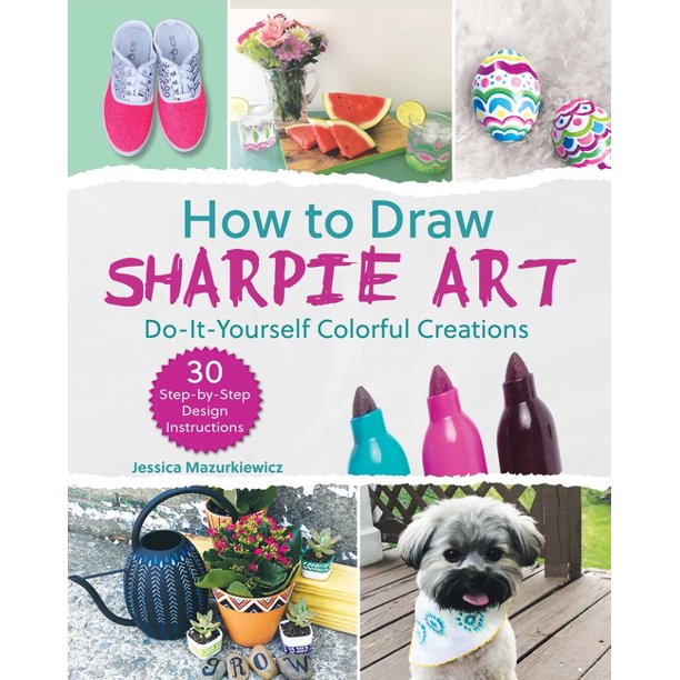 How to Draw Sharpie Art DoItYourself Colorful Creations Walmart