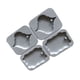 thumbnail image 1 of Cateissary 4 ranuras para chocolate, caramelo, azúcar, corazón amoroso, forma de estrella, fabricante de jabón, decoraciones para pasteles, Kits para hacer jabón No.06, 1 of 4