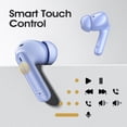 thumbnail image 4 of Wireless Earbuds Bluetooth Noise Cancelling Ear Buds for iPhone Android Sports Workout, 46H Playtime, Microphone Deep Bass Stereo, LED Display, Waterproof in Ear Earphone, Light Blue, 4 of 8