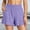 Purple, variant on Athletic Shorts For Women Summer Solid Pocket Workout Ready Running Training Yoga Walking Athletic Style Daily Outfit Ready Relaxed Vacation Look Navy XXL