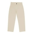 thumbnail image 4 of FUNUONY Women's Linen Straight Leg Capri Pants Beach High Waisted Drawstring Casual Loose Capris Pants with Pockets Lounge Pant Comfy 2025 Business Work Pants Cropped Linen Pants Women High Waisted, 4 of 9