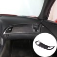 thumbnail image 3 of TINKI ABS Chrome Car Carbon Fiber Dashboard Panel Decor Cover Compatible for Chevrolet Corvette C7 2014 2015 2016 2017 2018 2019 Accessories ABS Plastic, 3 of 18