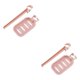 thumbnail image 1 of Moyic Estante de almacenamiento para colgar en el fregadero, soporte de almacenamiento, esponja, baño, cocina, grifo, Clip, , paño, Clip, Rosa claro 2Conjunto, 1 of 6