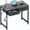 Grey, variant on 32 Inch Small Computer Desk with 2 Drawers for Bedroom Study Writing Home Office Table for Small Spaces