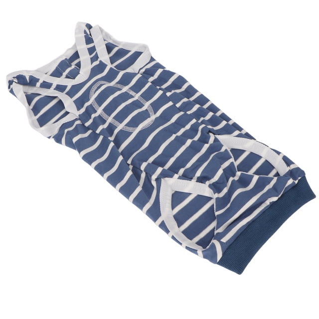 Chemise Post-Chirurgicale pour Chien, Fermeture à Bouton-Pression, Design Enveloppant Doux, Collier Réglable, Combinaison de Récupération pour Chien pour Plaie Abdominale S,m,L,TG,2TG