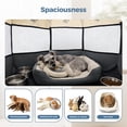 thumbnail image 6 of XLarge Cat Playpen Dog Playpen Cat Tent Puppy Playpen, DOMIPET Dog Kennel Foldable Pet Fence, Chicken Brooder Box, Portable Small Animal Playpen, Breathable Pet Playpen Indoor for Chick, 6 of 11