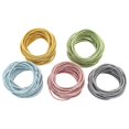 thumbnail image 3 of 100PCS Hair Band Bulk Solid Color Hair Rubber Band Ponytail Holder for Fine Hair, 3 of 8