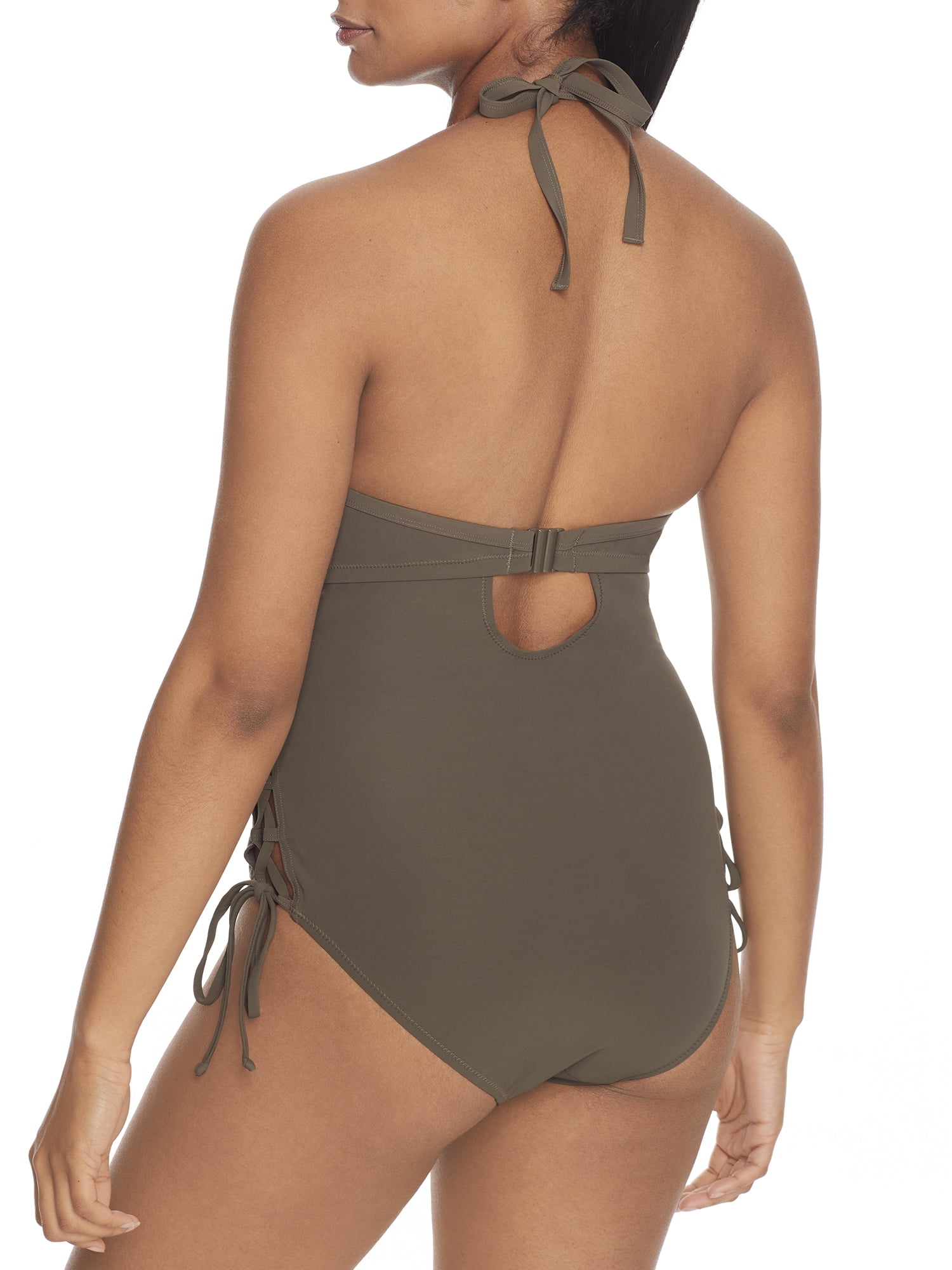 Miss Mandalay OLIVE Icon Underwire One-Piece Swimsuit, US 36G, UK 36F 