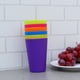thumbnail image 5 of EeaseMX 12 vasos de plástico para jugo, vasos gruesos para fiestas, vasos para beber, suministros para fiestas, vasos apilados, 5 of 7