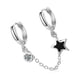 thumbnail image 1 of Qarigey Pendientes de aro, pendientes de cadena delicados a la moda, estrella encantadora que combina con todo, accesorios de joyería para Type3, 1 of 6