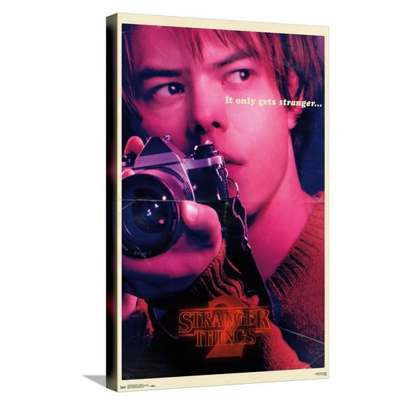 Netflix Stranger Things: Season 2 - Jonathan Canvas Wall Poster, 14.725" x 22.375"