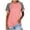 Pink, variant on SNKSDGM Easter Shirt Women's Tops Casual Women Raglan Top Shirt Color Block Loose T Shirts Short Sleeve Round Neck Blouse Casual Tee Blouse Top Beach Vacation Clothes for Women Over 60 Plus Size