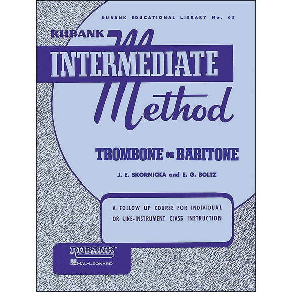 Hal Leonard Rubank Intermediate Method Trombone Baritone