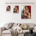 thumbnail image 3 of Pintura de diamante 5D DIY redonda, Kits completos de taladro, pintura de bordado de punto de cruz para el hogar y la cocina, pintura desnuda, 3 of 5