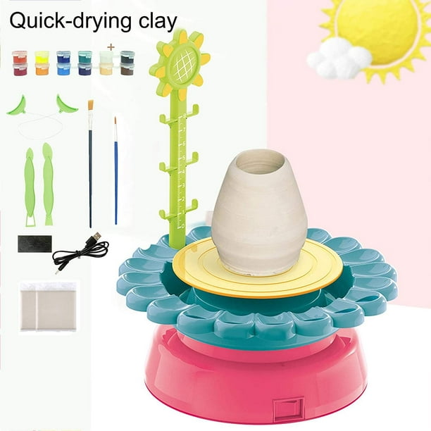 Electric Pottery Wheel Art Craft Kit Arts and Crafts Kids Toys