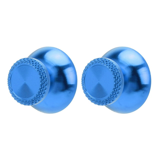 2Pcs Replacement 3D Joystick Thumbsticks, Metal Analog Grips Stick Thumbsticks Controller Metal Analog Thumb Sticks Metallic Joystick Handheld Game Console Accessories