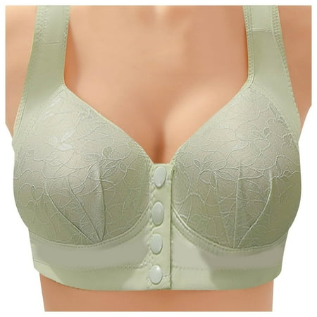 kamemir Minimizer Bras for Women Womens Seamless Bra No Underwire Comfort Push Up Bras Buttery Soft Wireless Bralette Full Coverage Sport Everyday Bra(Green 40)