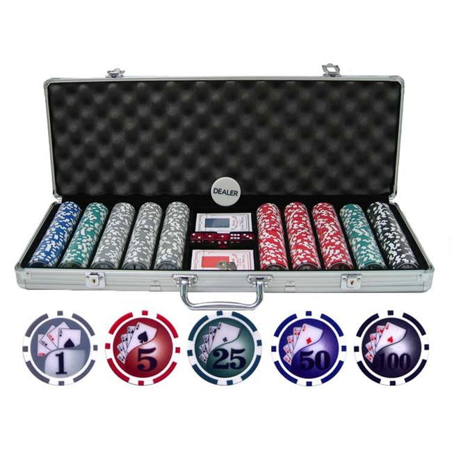 Pick Chips! New 750 Yin Yang 13.5g Clay Poker Chips Set with Aluminum Case 
