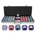 thumbnail image 1 of 13.5g 500pc Yin Yang Clay Poker Chip Set, 1 of 1