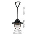 thumbnail image 3 of Rechargeable LED Camping Light Retro Portable Tent Light Outdoor Picnic Light Humanized-use, 3 of 3