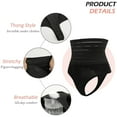 thumbnail image 5 of Vaslanda 2-pack Thong Shapewear Tummy Control Panties Body Shaper for Women Butt Lifter Waist Trainer Seamless Slimmer Panty, 5 of 6