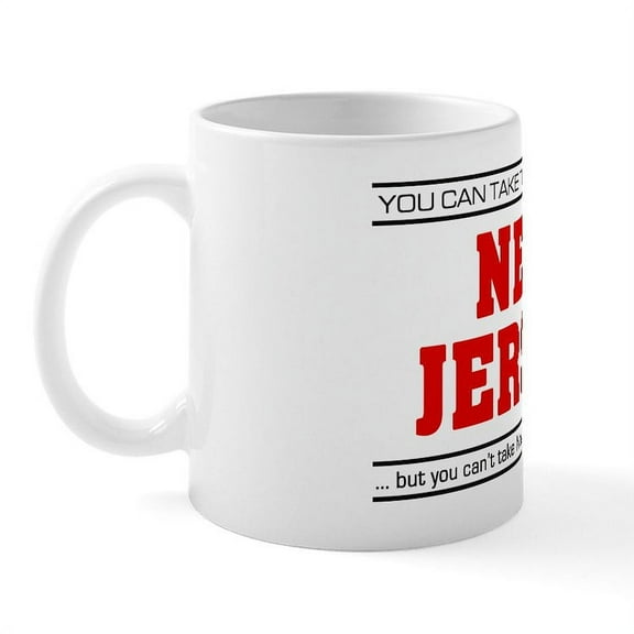CafePress - Girl From New Jersey' Mug - 11 oz Ceramic Mug - Novelty Coffee Tea Cup